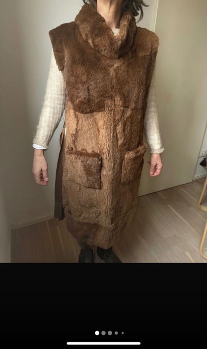 Blană naturală model Jean Paul Gaultier