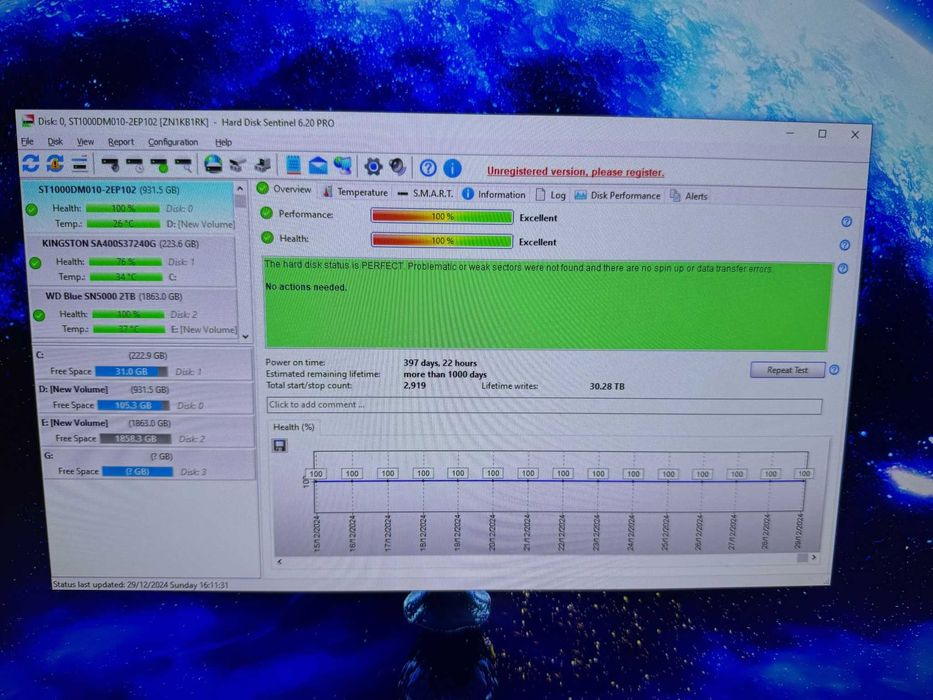 Hard Disk desktop SEAGATE BarraCuda, 1TB, 7200 RPM, SATA3