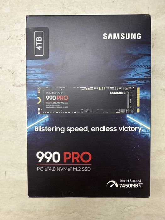 SSD Nvme Samsung 990 PRO 4 Tb sigilat