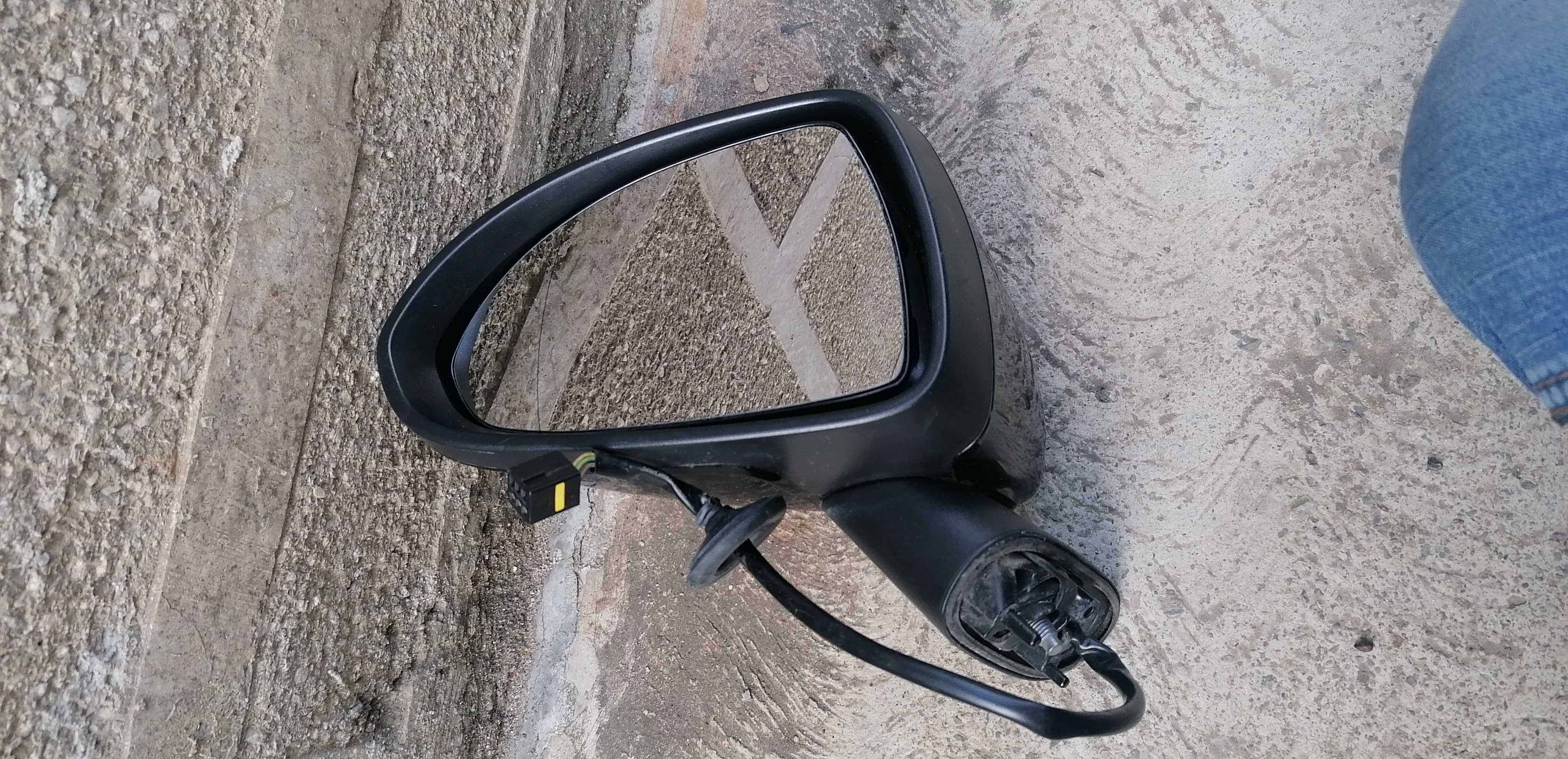 Oglindă stânga ușă șofer neagra Opel Corsa 2008