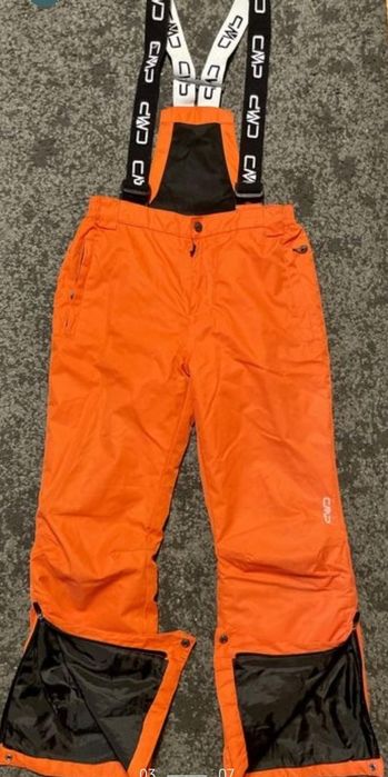 Pantaloni ski copii CMP 9-11 ani mănuși cadou