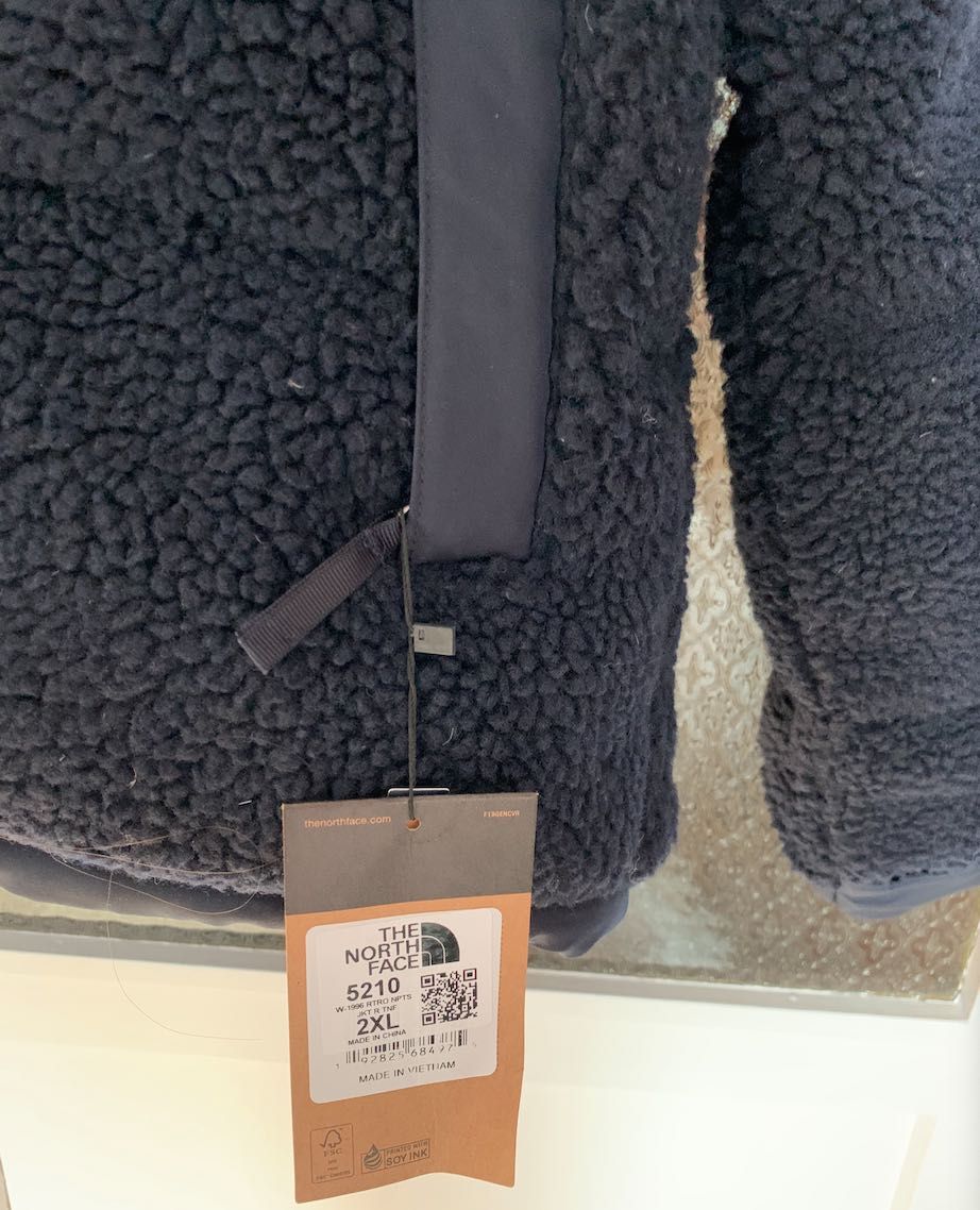 Пухено яке The NORTH FACE Sherpa Nuptse Jacket тъмно синьо XXL 2XL