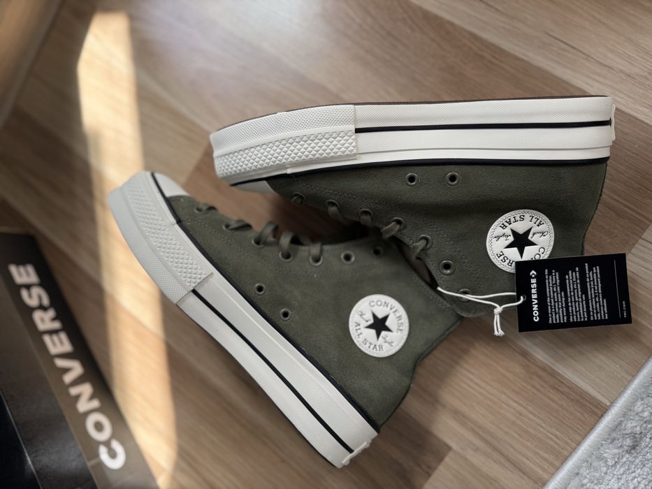 Converse Chuck Taylor All Star 70 suede kaki marimea 41 noi