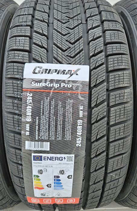 245/40 R19, 98V, GRIPMAX, Anvelope de iarna M+S,Aderenta Clasa A