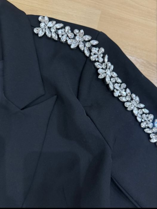 Sacou oversize cu pietre