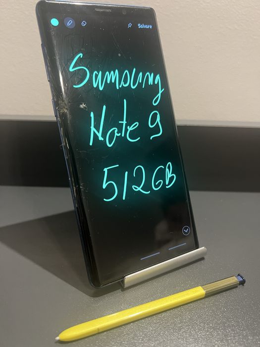 Samsung Galaxy Note 9 - 512 GB - Functioneaza Bine - Ecran Spart