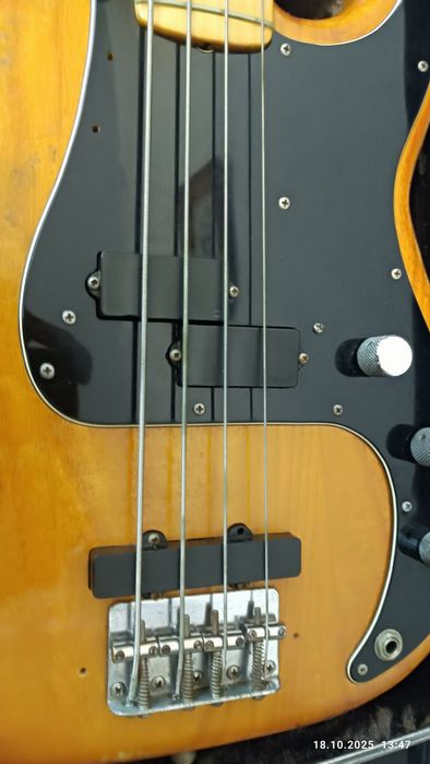Бас китара,Fender-precision,USAextra JB adap.aktiv el.EMG elekt.12vt,