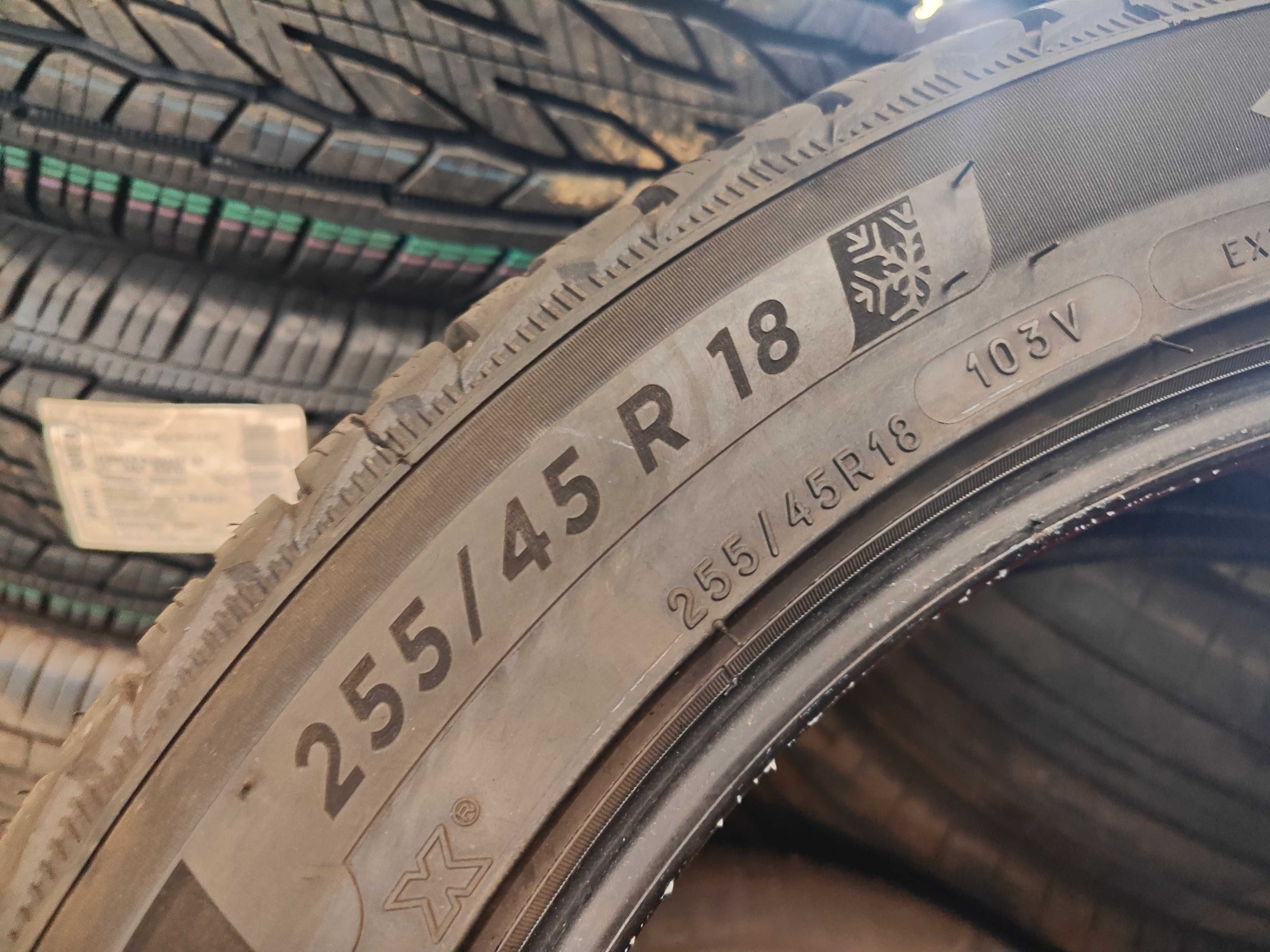 2бр. зимни гуми 255/45/18 Michelin