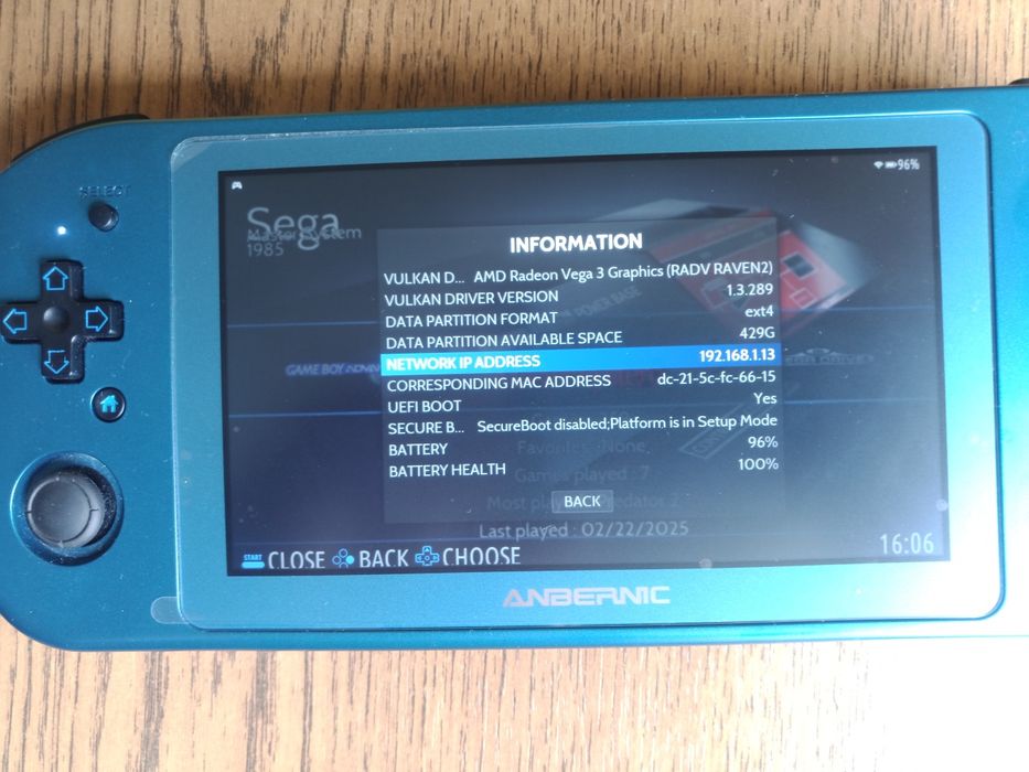 Consola games Anbernic Win600