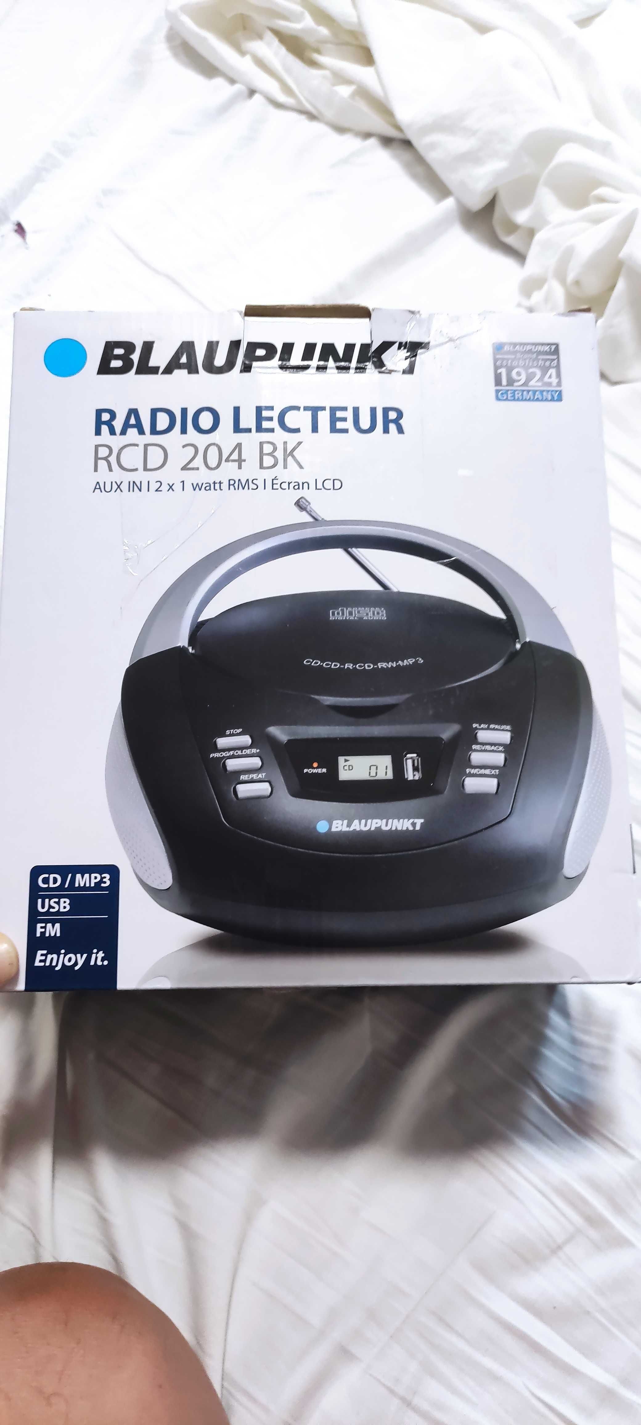 CD Радио BLAUPUNKT  RCD 204 BK Бумбокс