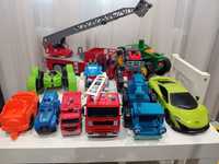 Lot 11 masini pompieri tractor jucarii copii transport gratuit