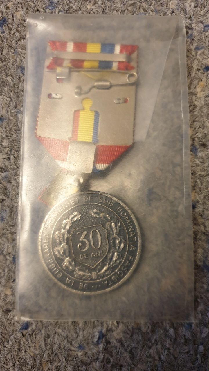 Medalie aniversara 30 de la eliberarea de sub dominatia fascista