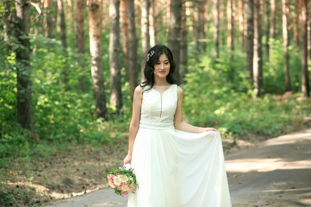 Платье белое