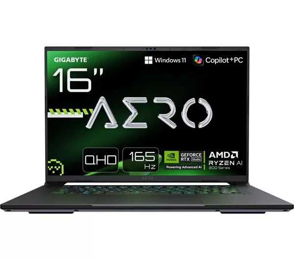 GIGABYTE - AERO X16 / Ryzen Al 7 350/32GB/1TB/  RTX 5070 / WQXGA/165Hz