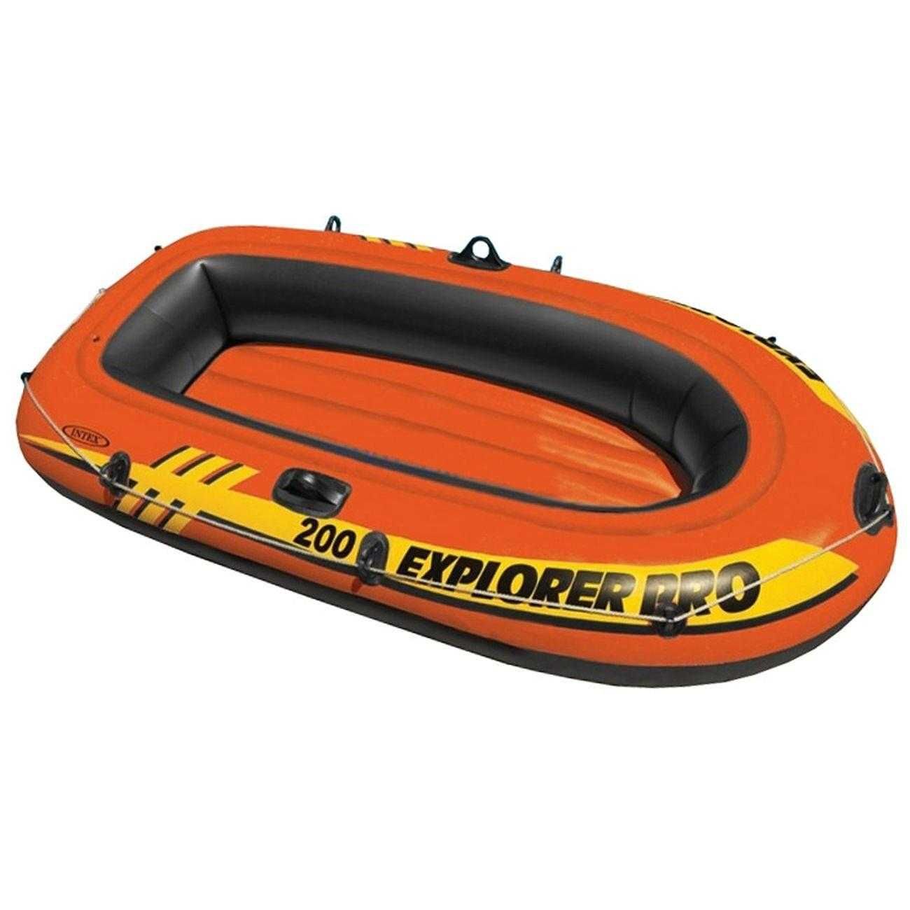Надуваема лодка Intex Explorer Pro 200 Red, 120kg капацитет