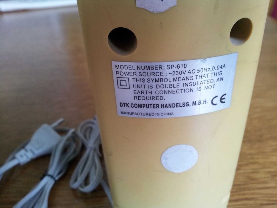 Boxe active mini DTK stereo SP-610 cu alim 220 V