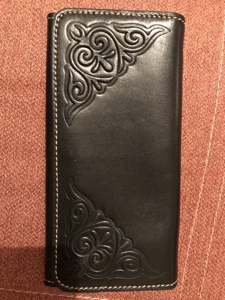 Кожаный кошелёк новый