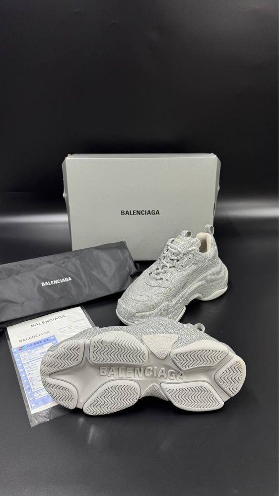 Balenciaga Triple S “Swаrovski” Сив