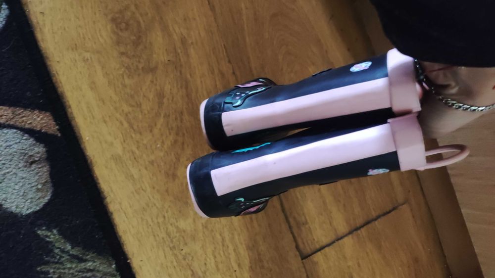 Сладки английски гумени ботуши!Обувани броени пъти!