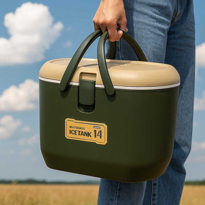 Хладилна кутия Military Green - Komax-РАЗМЕРИ