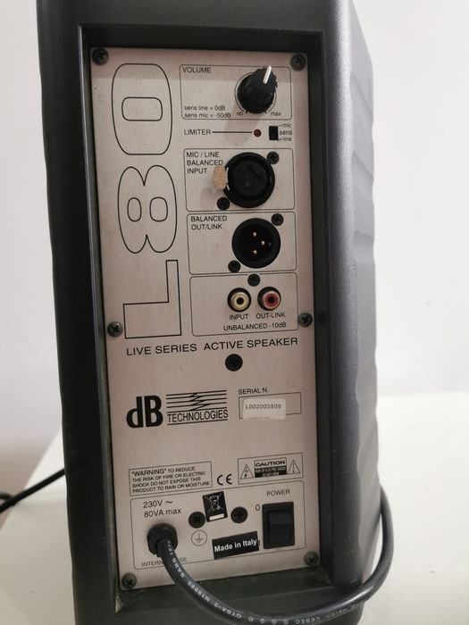 dB technologies L80 boxa activa cu bluetooth