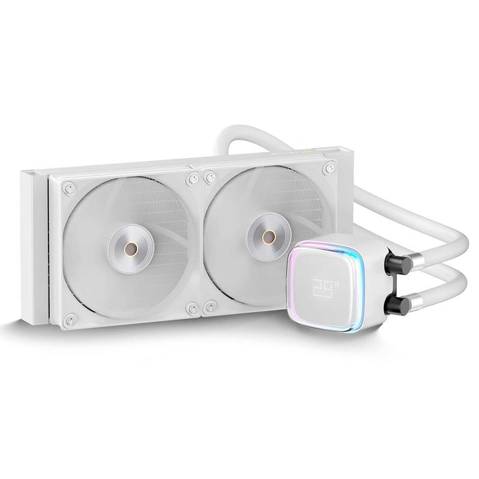 Cooler CPU Iota L24 WH Aio lcd digital,240mm ARGB,TDP 280W,AMD Intel
