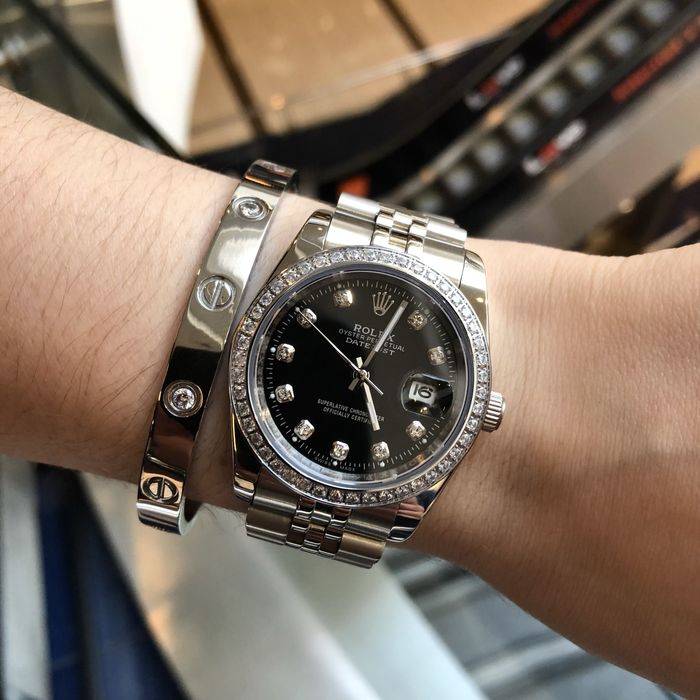 Rolex datejust black dial 36,mm