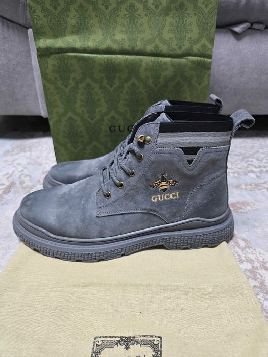 Ghete Gucci Gri ~ Marimea 43 ~ Nou
