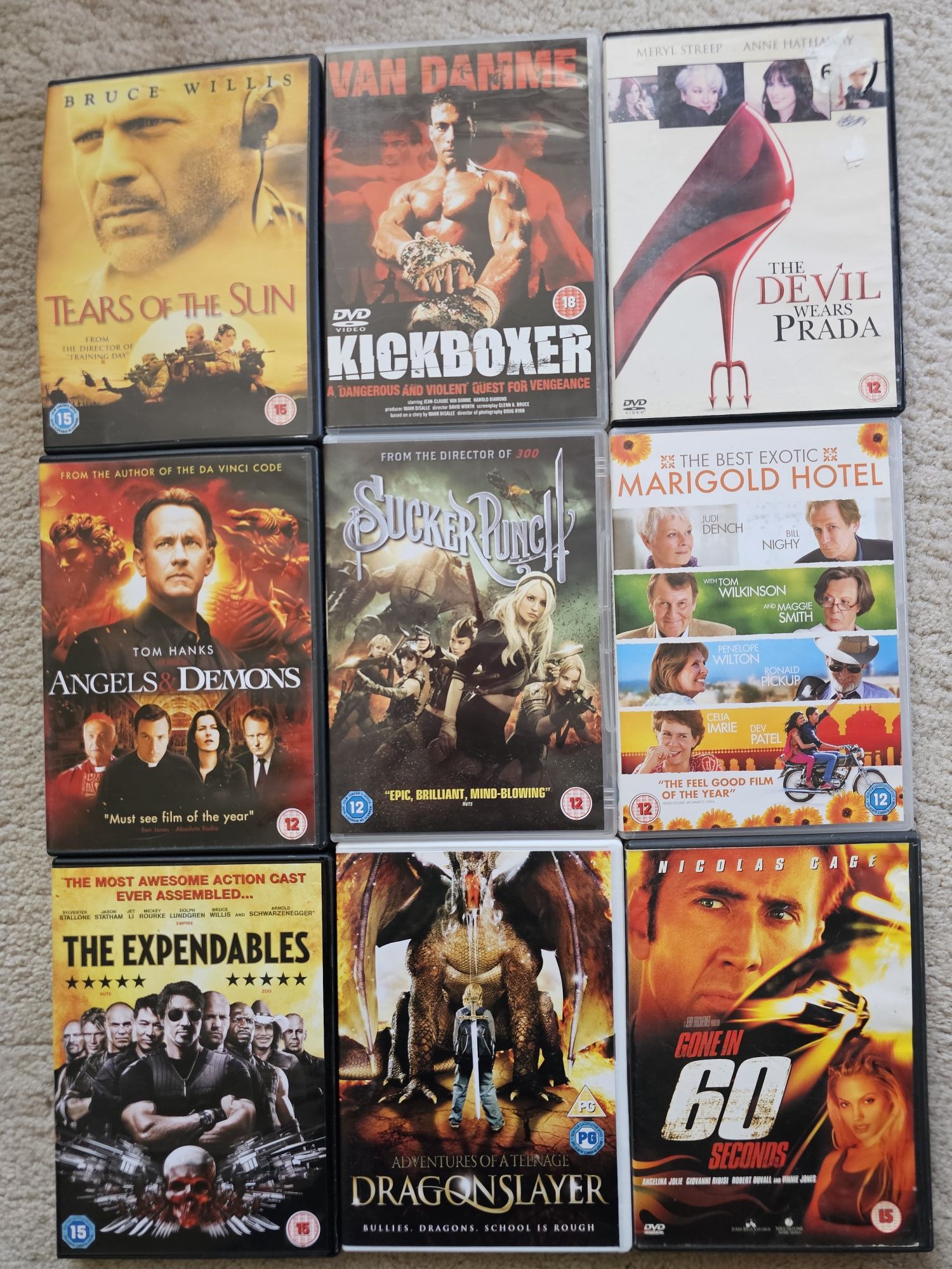 Оригинални DVD от лична колекция на Английски език