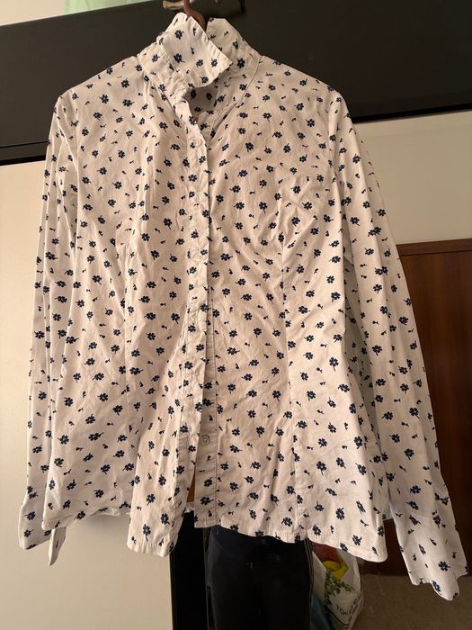 Бяла дамска риза, размер S