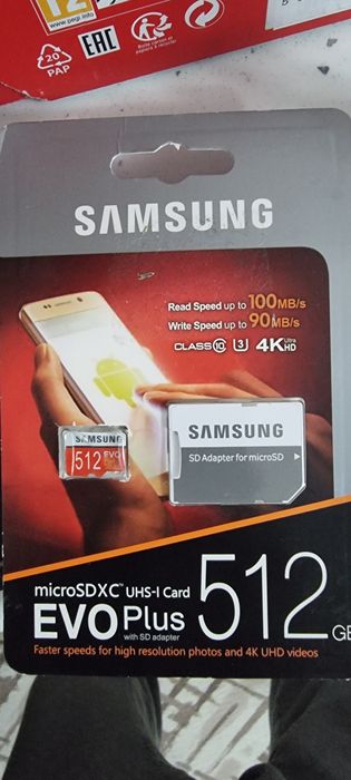 Samsung EVOplus micro sdxc 512gb