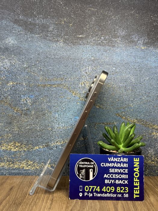 Iphone 15 pro max/256gb/2 Ani Garantie Centrul de Telefoane/rate