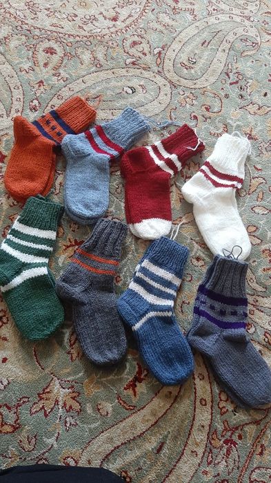 носки вязанные!!!