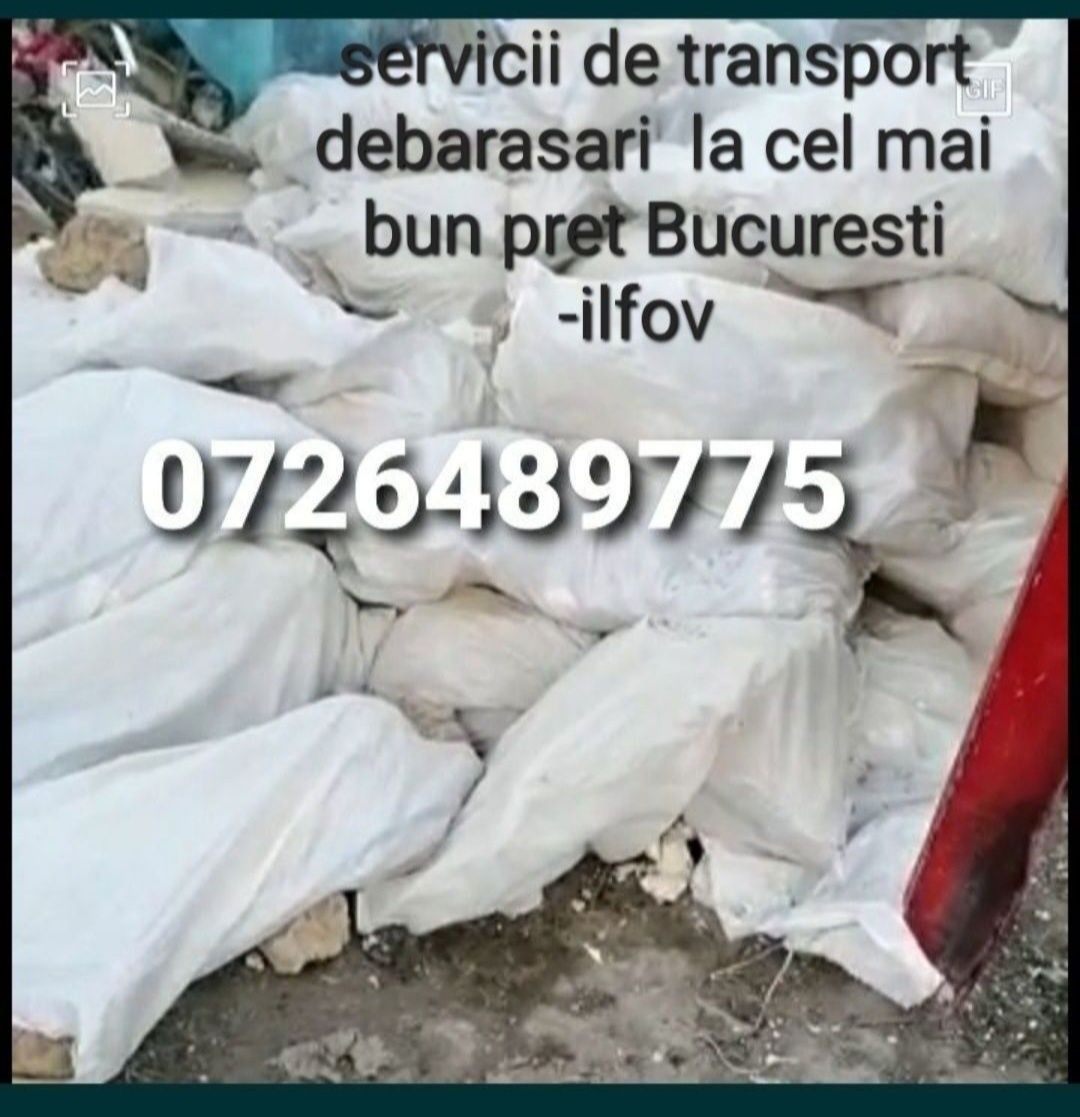 Car/ transport moloz ,saci de moloz, ,,mobila ,decopertam apartament