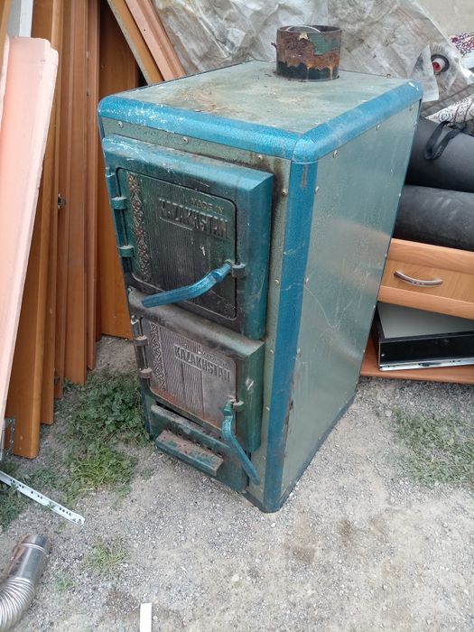 Печка газовая и на твёрдом топливе