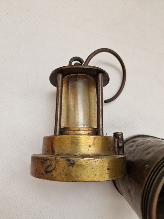 Lampa miner bronz
