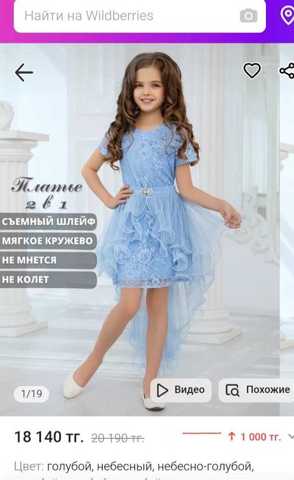 Одежда для девочек, платья, нарядные платья