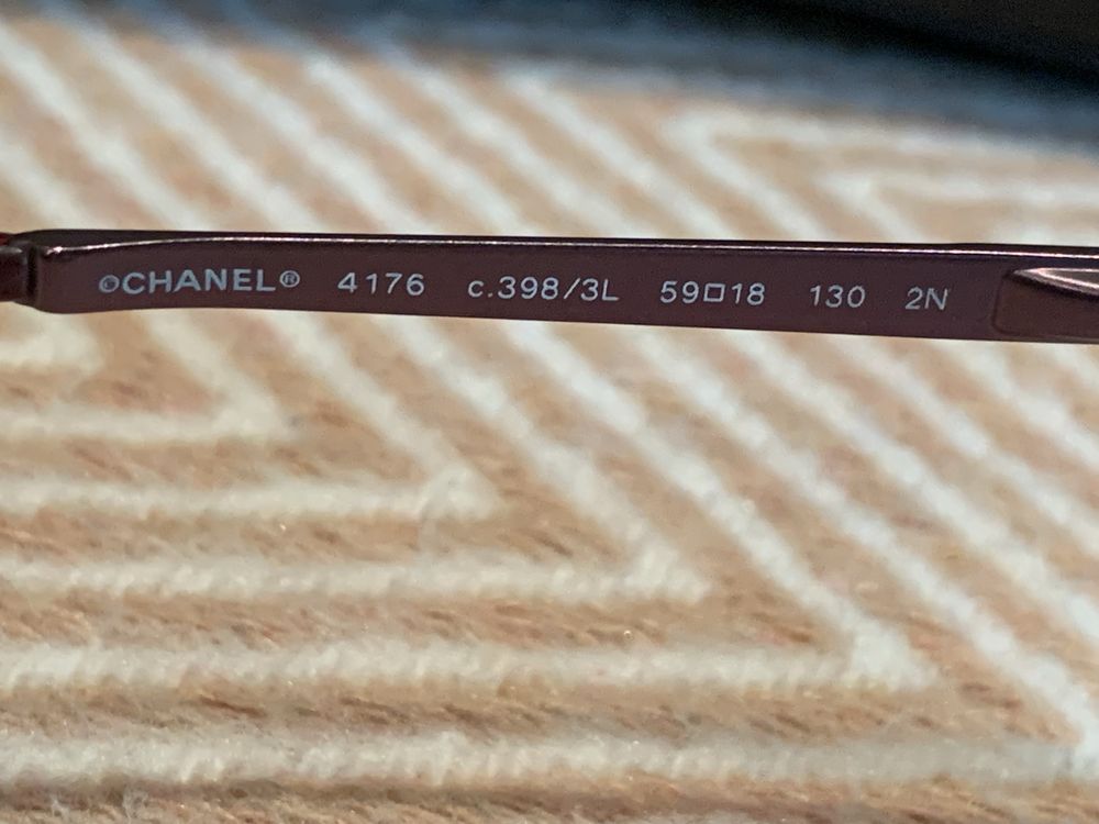 CHANEL-оригинални дамски слънчеви очила, цвят бордо