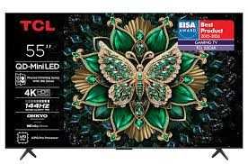 Tcl 55c6ks uhd smart, google tv, mini led, 144HZ, 2x pult