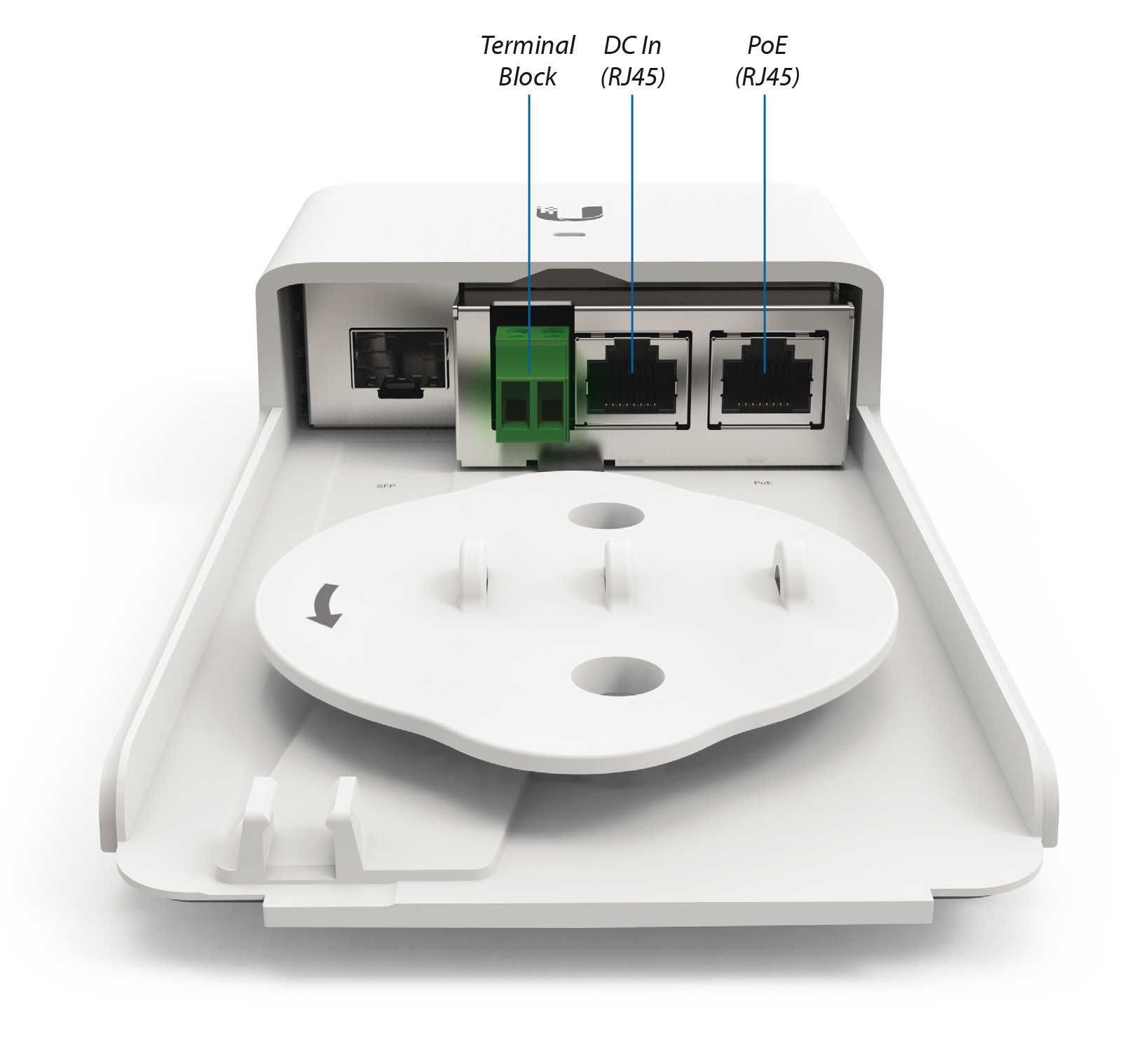 Ubiquiti F-POE-G2 | Media Converter | FiberPoE Gen 2, 1x SFP, 1x RJ45