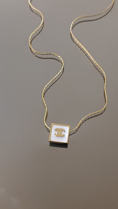 Колие позлатено Chanel