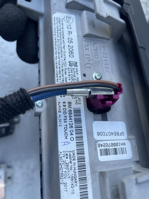 НБТ ЕВО, БМВ Ф20, Ф22, Ф30 (nbt evo bmw f30, f31)