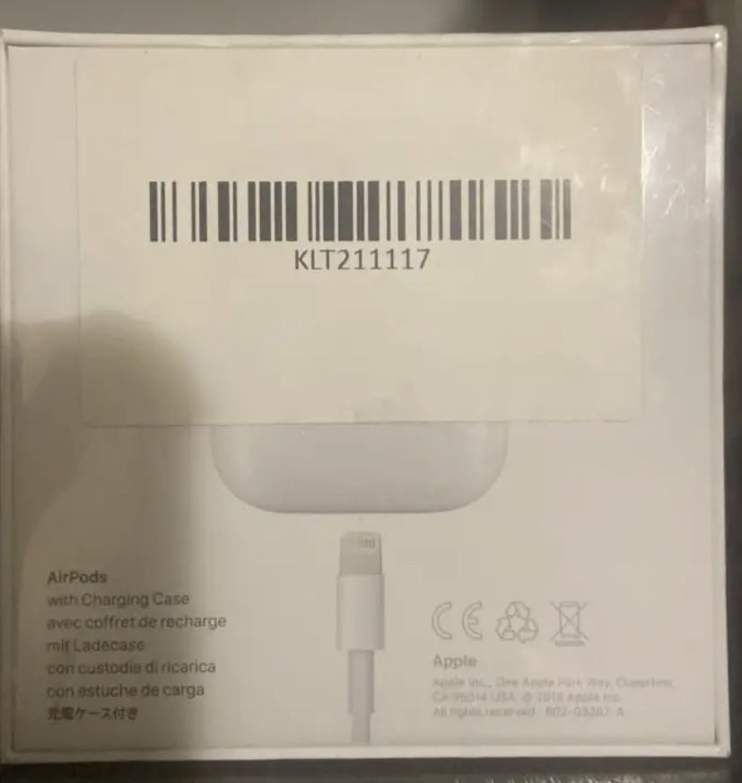 Наушники APPLE Air pods 2 with charging case