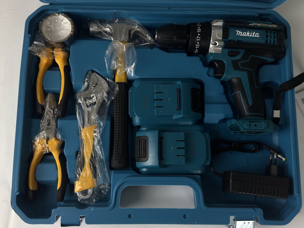 Шуруповерт 48V с инструментами, Shurupovert instrumentlar bilan