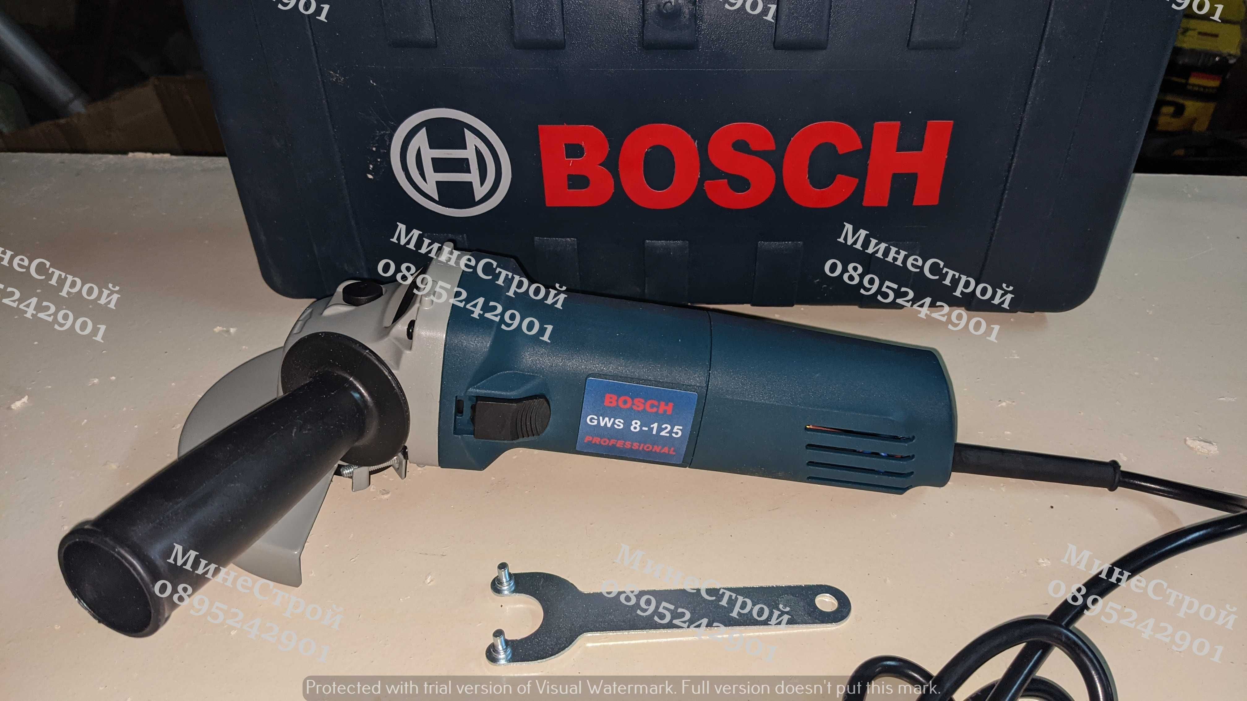 BOSCH Перфоратор 1100W  Къртач + Ъглошлайф 1100W  Флекс БОШ Дрелка