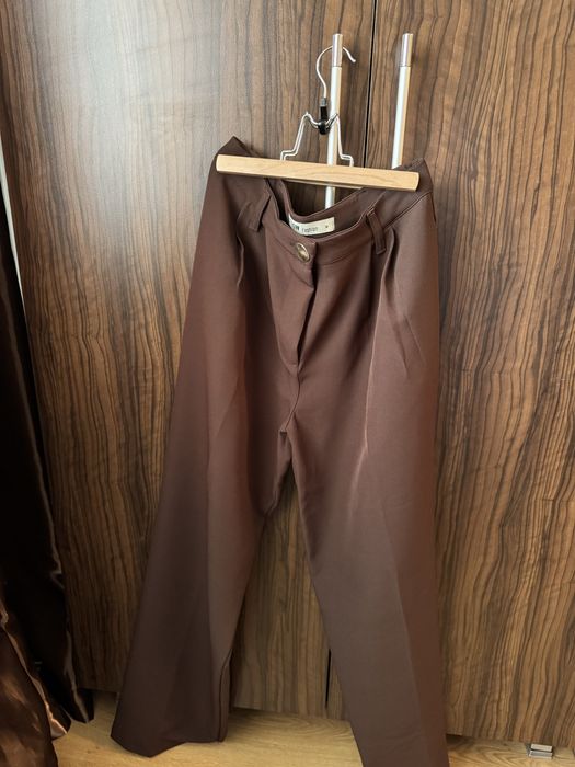 Кафяв комплект с елече