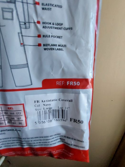 Combinezon antistatic ignifug L