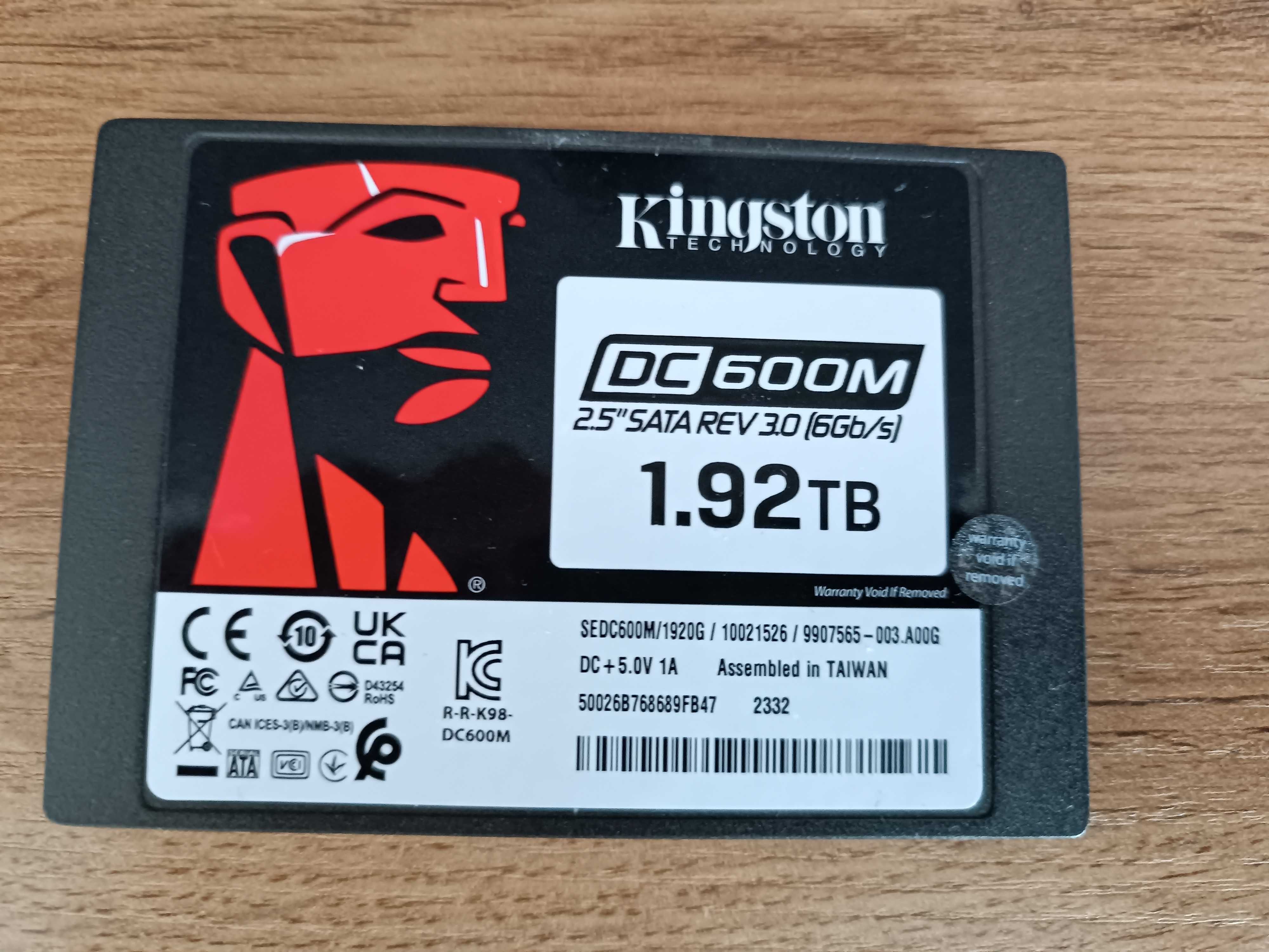 SSD 1,92 Tb 2,5''