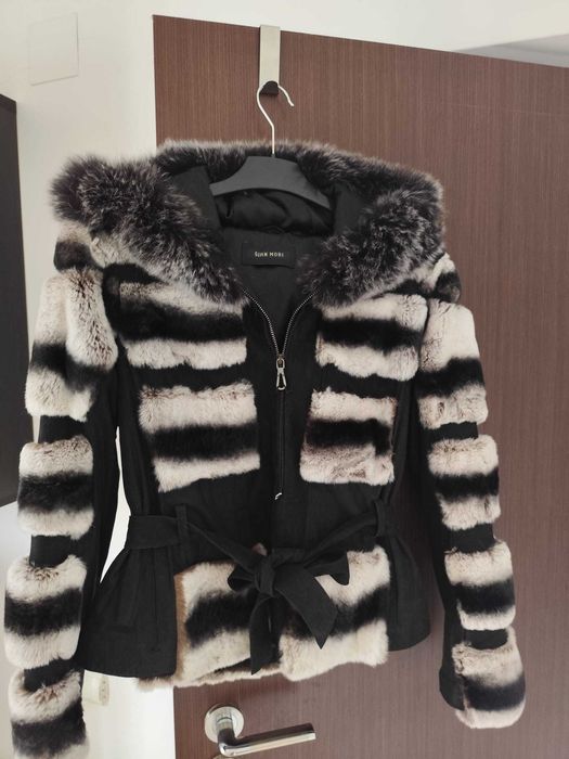 Haina blana Chinchilla, noua, marimea L