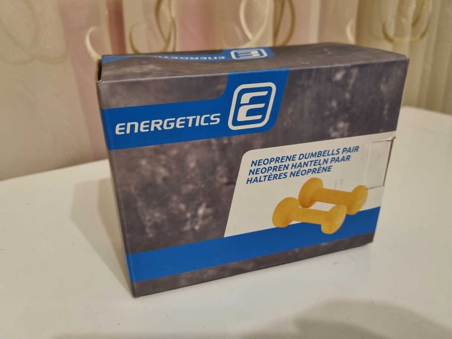 Gantera Energetics, acoperita cu neopren, 2×1 kg, noi.